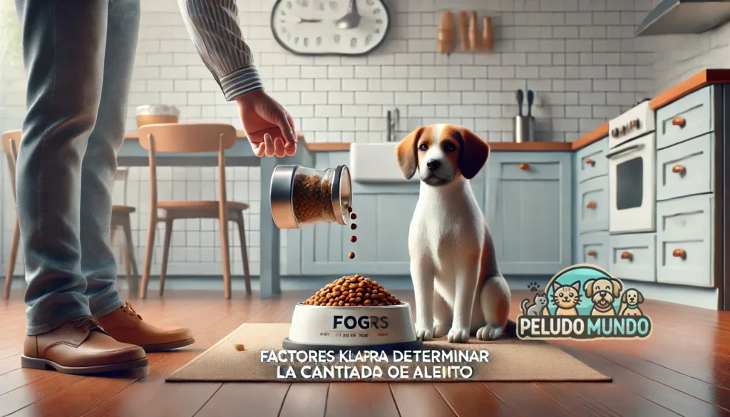 Tabla de alimentación para perros – porciones recomendadas para una dieta balanceada.